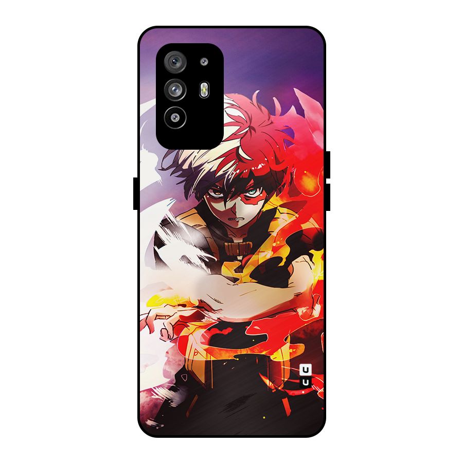 Todoroki Colors Metal Back Case for Oppo F19 Pro Plus 5G