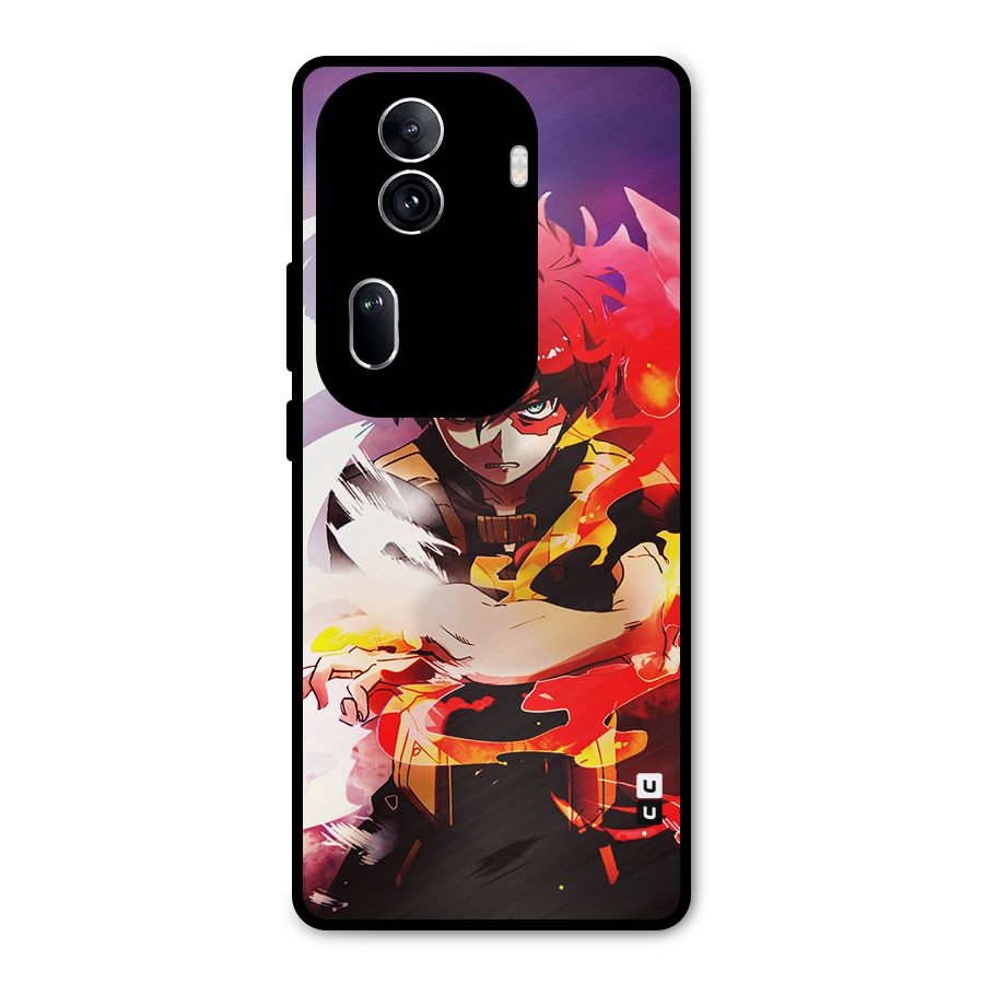 Todoroki Colors Metal Back Case for Oppo Reno11 Pro 5G