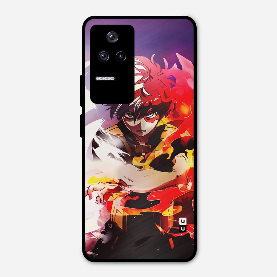 Todoroki Colors Metal Back Case for Poco F4 5G