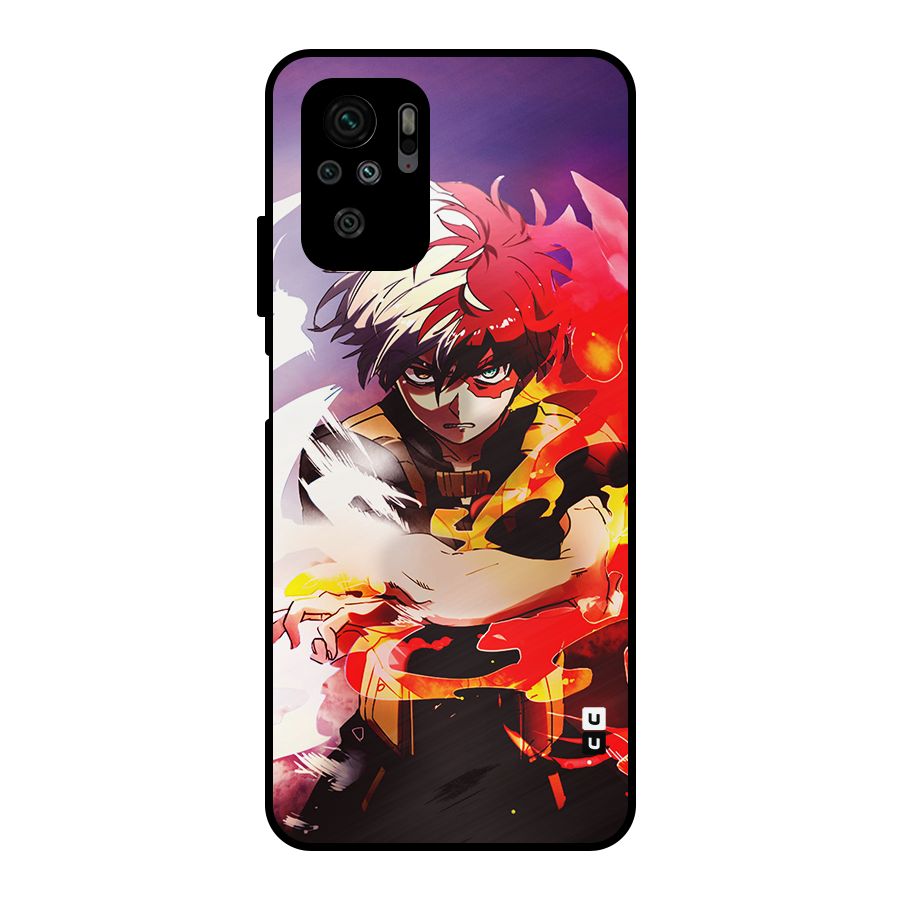 Todoroki Colors Metal Back Case for Redmi Note 10S