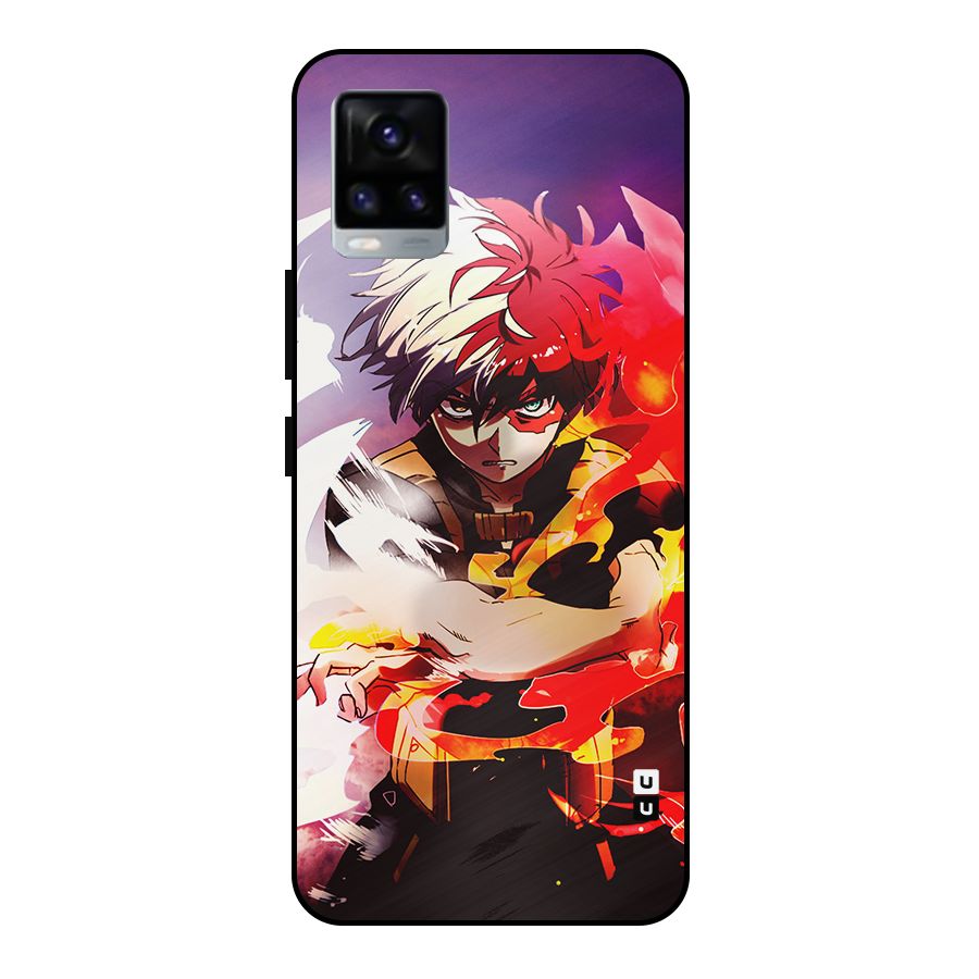 Todoroki Colors Metal Back Case for Vivo V20 2021