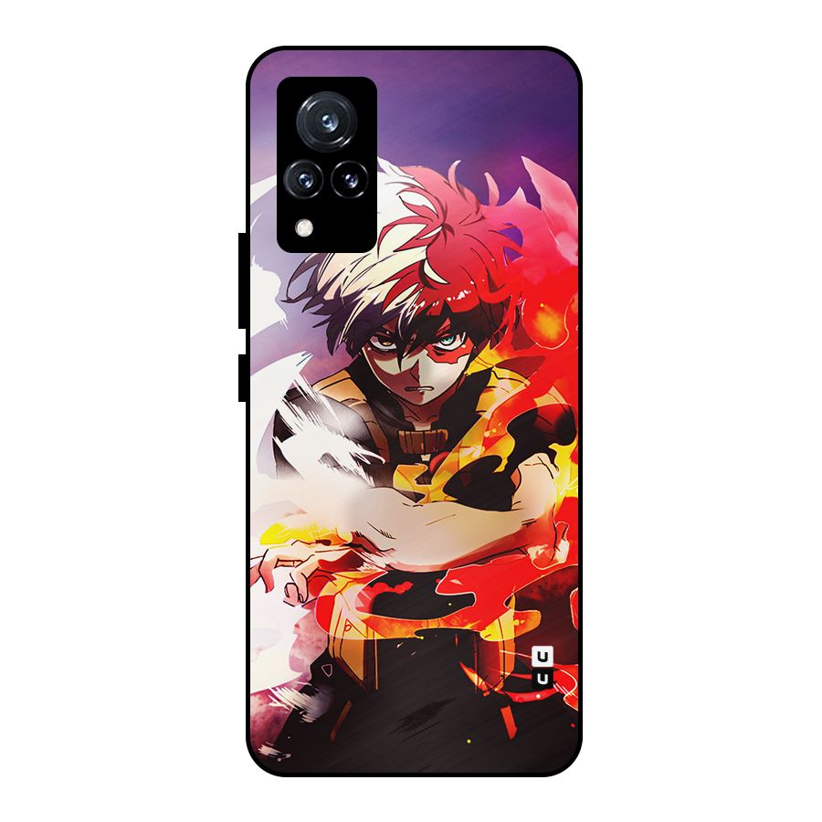 Todoroki Colors Metal Back Case for Vivo V21 5G