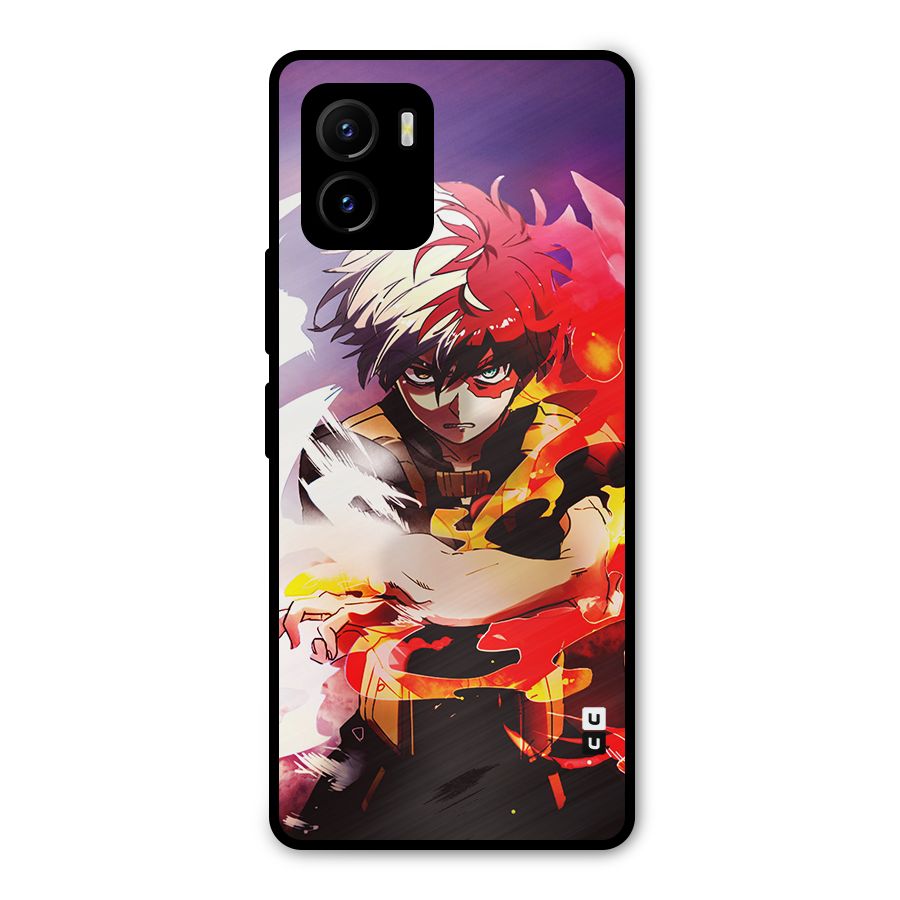Todoroki Colors Metal Back Case for Vivo Y15s