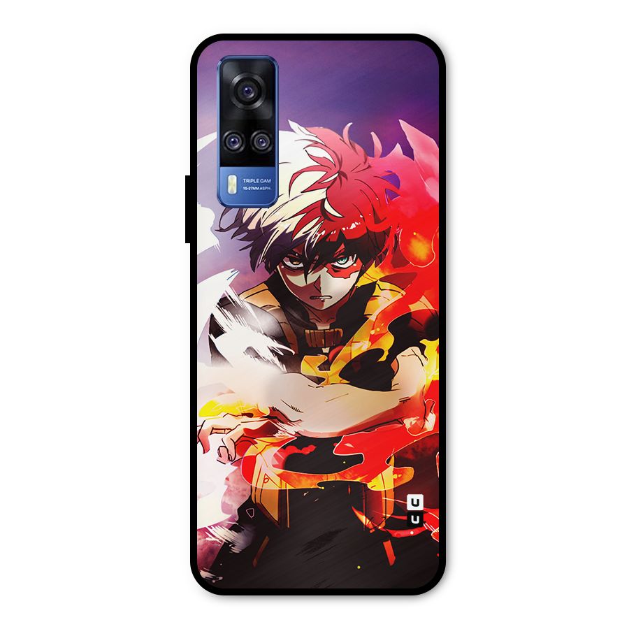 Todoroki Colors Metal Back Case for Vivo Y51A