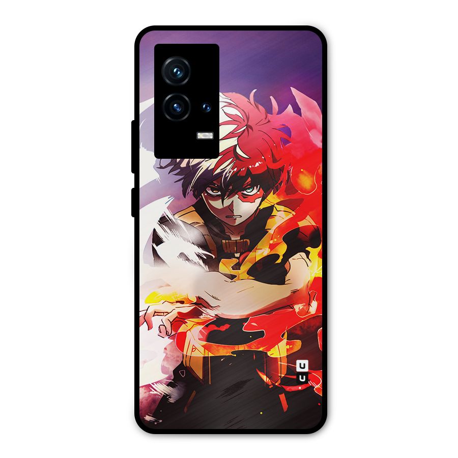 Todoroki Colors Metal Back Case for iQOO 9 5G