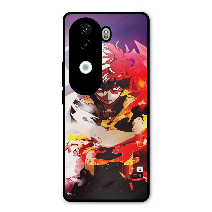 Todoroki Colors Metal Back Case for iQOO Z9s
