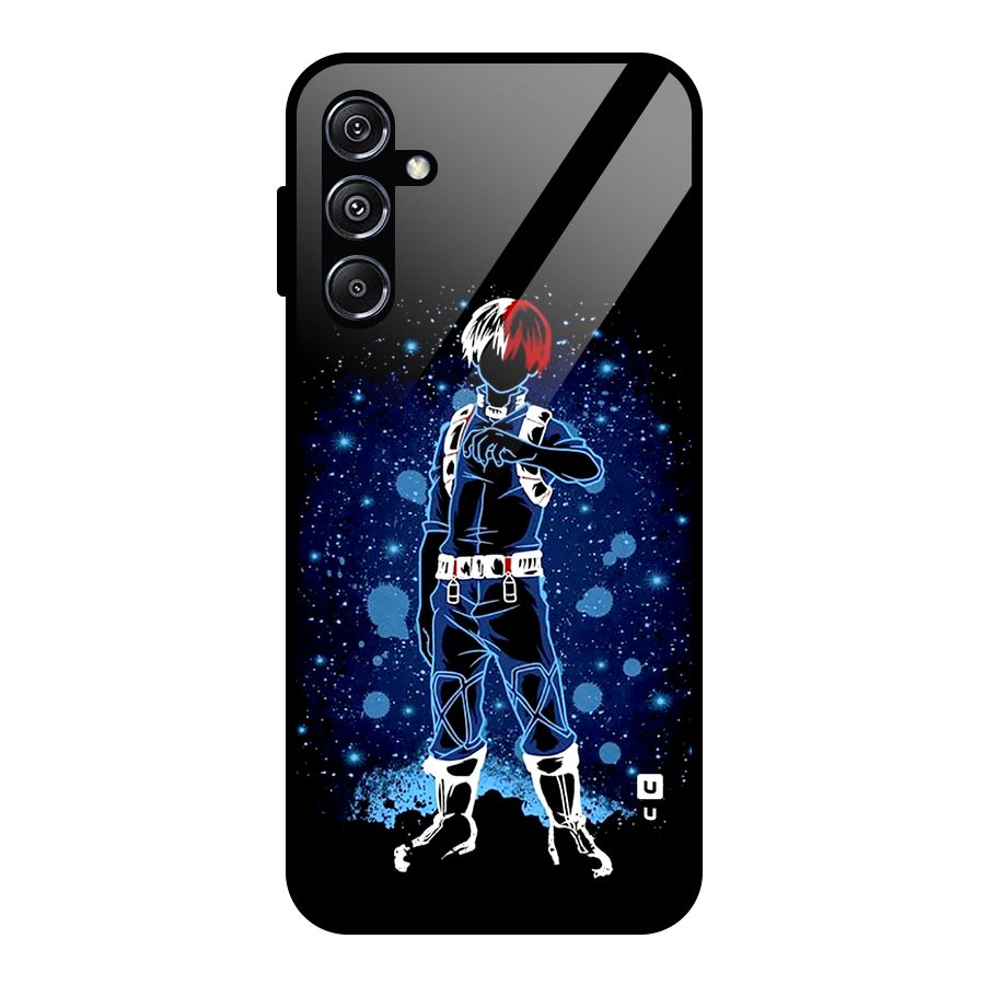 Todoroki Stance Glass Back Case for Galaxy M34 5G
