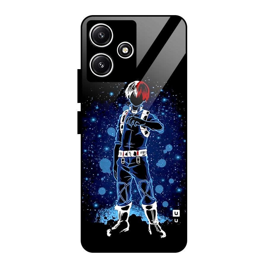 Todoroki Stance Glass Back Case for Poco M6 Pro