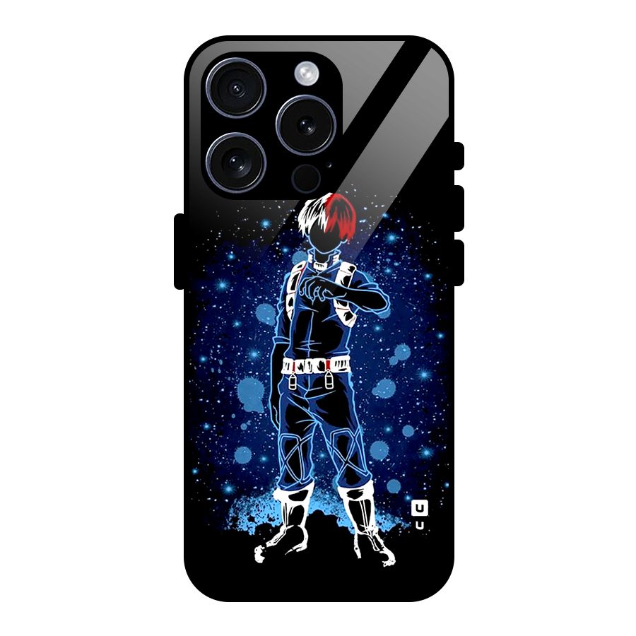 Todoroki Stance Glass Back Case for iPhone 15 Pro