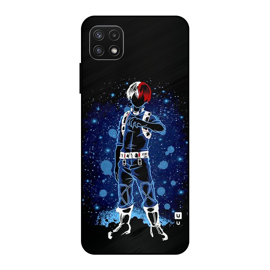 Todoroki Stance Metal Back Case for Galaxy A22 5G