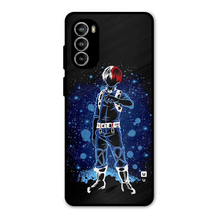 Todoroki Stance Metal Back Case for Moto G52