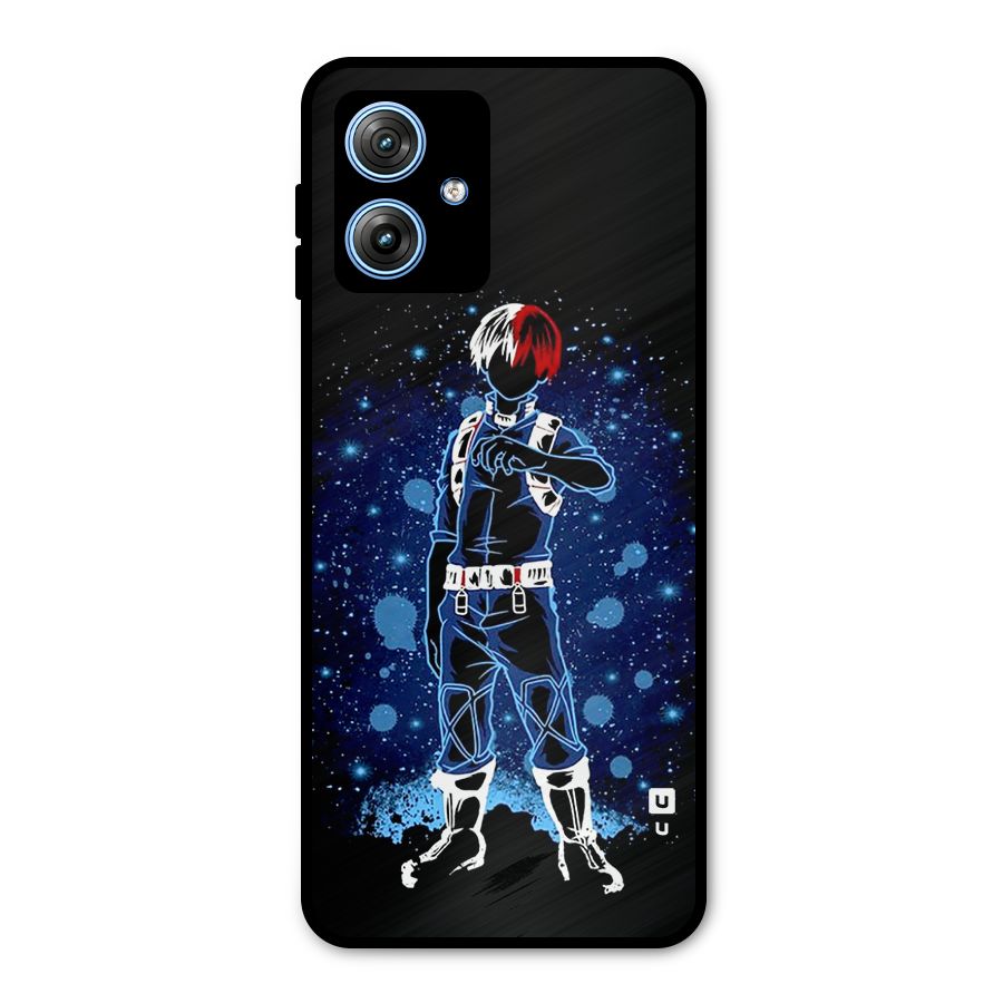 Todoroki Stance Metal Back Case for Moto G54