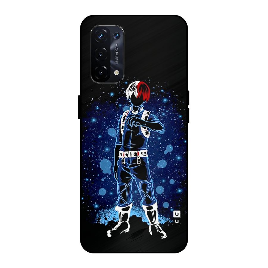 Todoroki Stance Metal Back Case for Oppo A74 5G