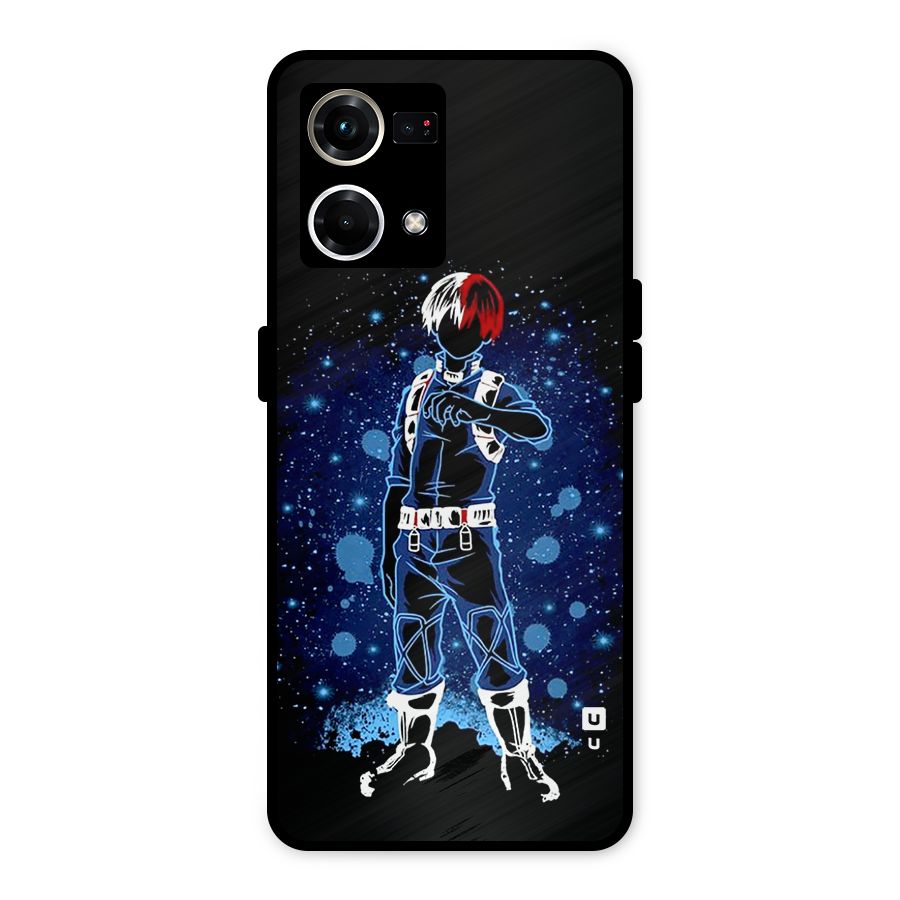 Todoroki Stance Metal Back Case for Oppo F21 Pro 4G