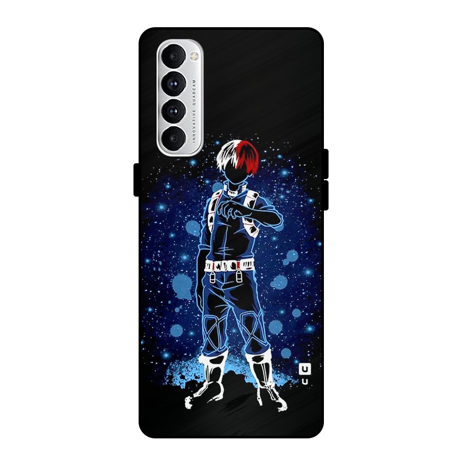 Todoroki Stance Metal Back Case for Oppo Reno4 Pro