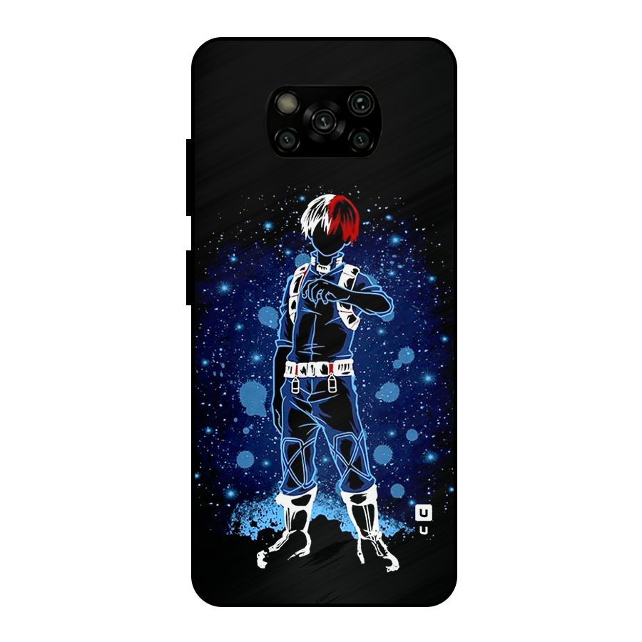 Todoroki Stance Metal Back Case for Poco X3