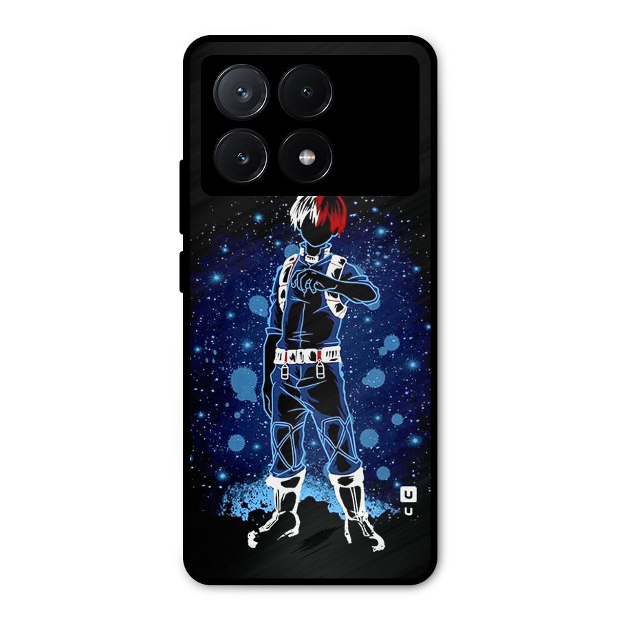Todoroki Stance Metal Back Case for Poco X6 Pro