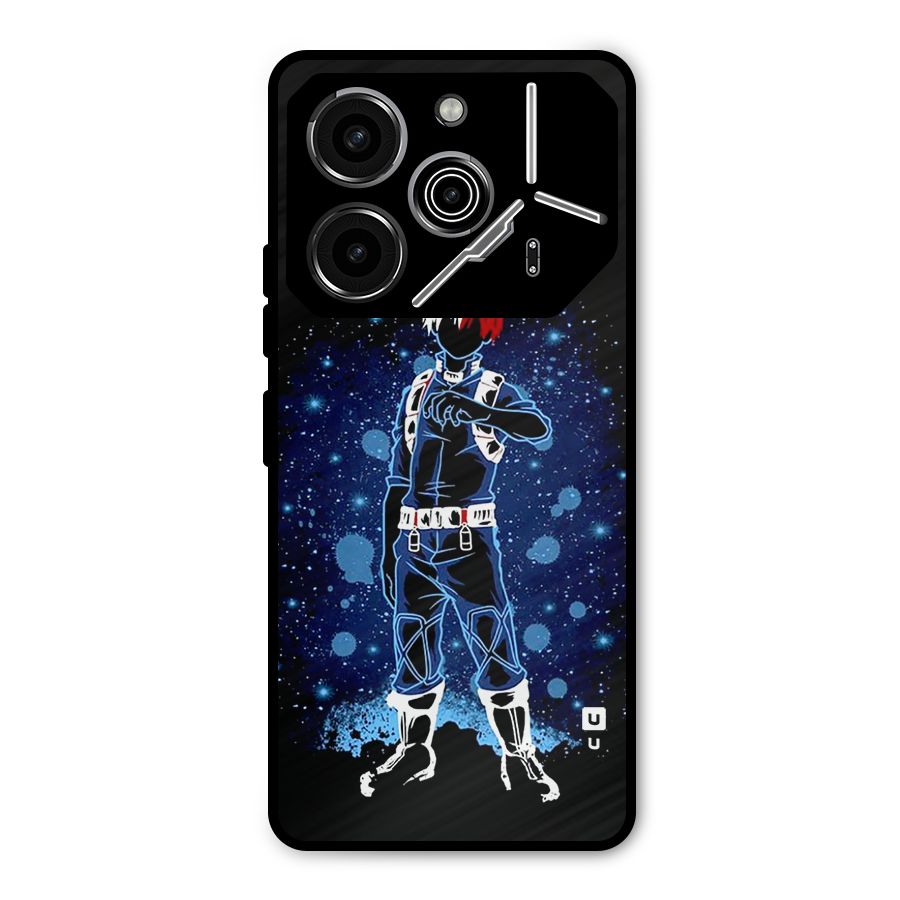 Todoroki Stance Metal Back Case for Tecno Pova 6 Pro