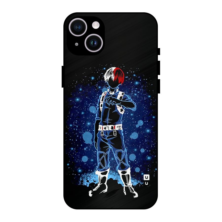 Todoroki Stance Metal Back Case for iPhone 14 Plus