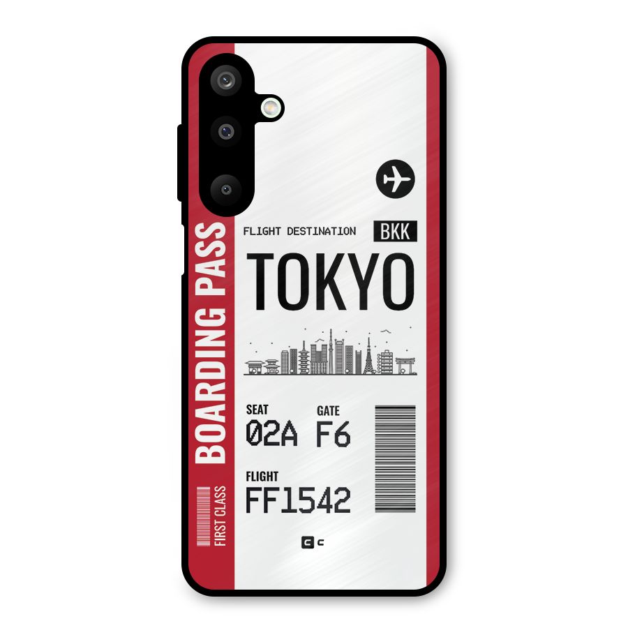 Tokyo Boarding Pass Metal Back Case for Galaxy M16