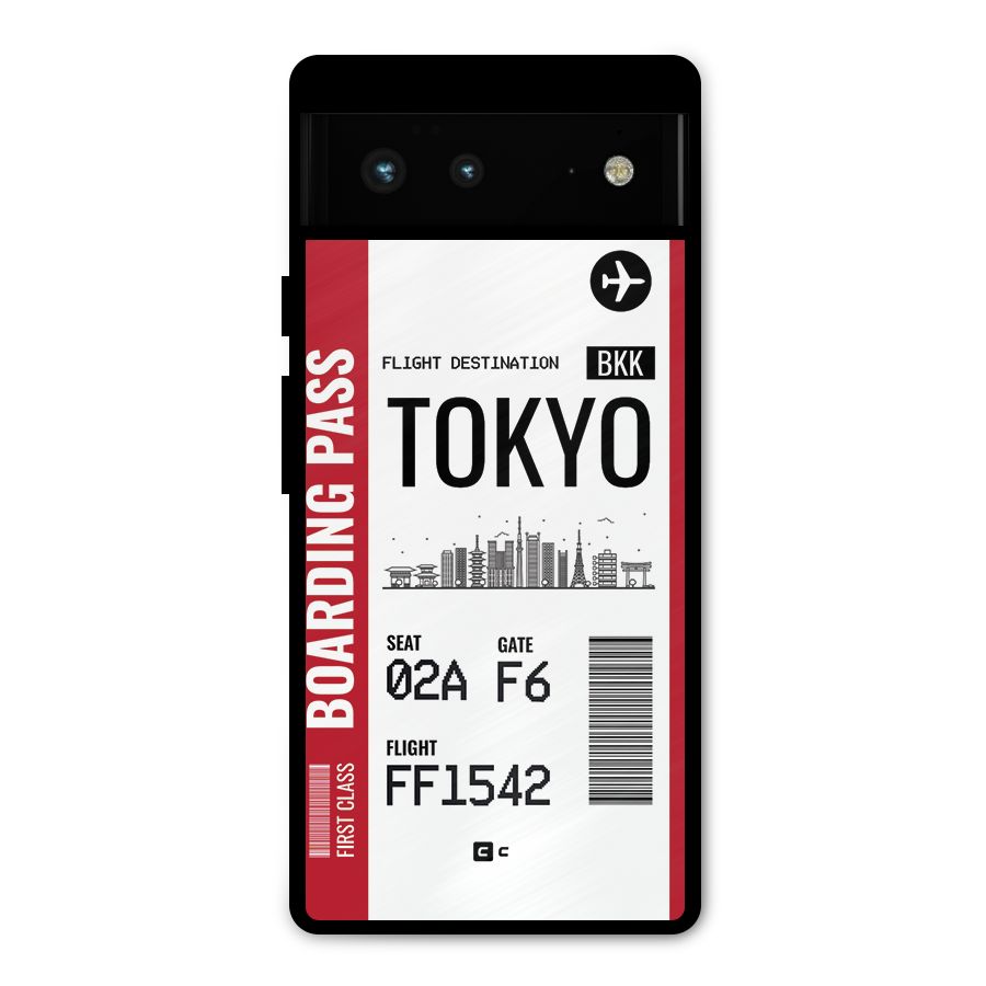 Tokyo Boarding Pass Metal Back Case for Google Pixel 6
