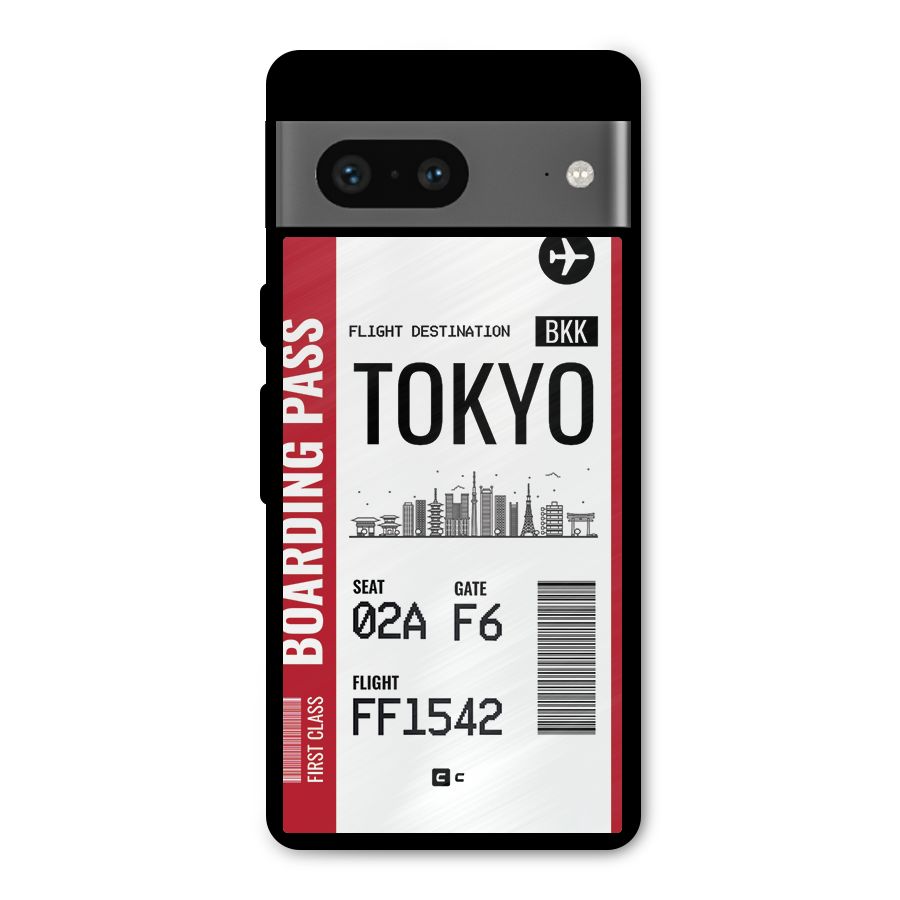 Tokyo Boarding Pass Metal Back Case for Google Pixel 7