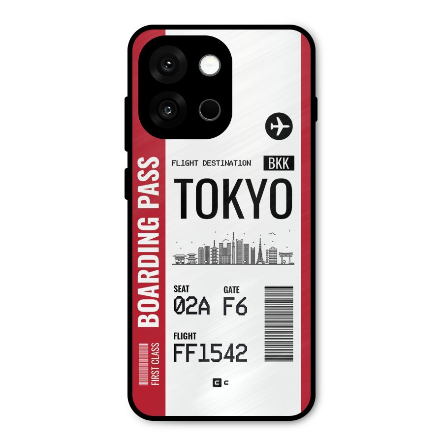 Tokyo Boarding Pass Metal Back Case for OnePlus 13s