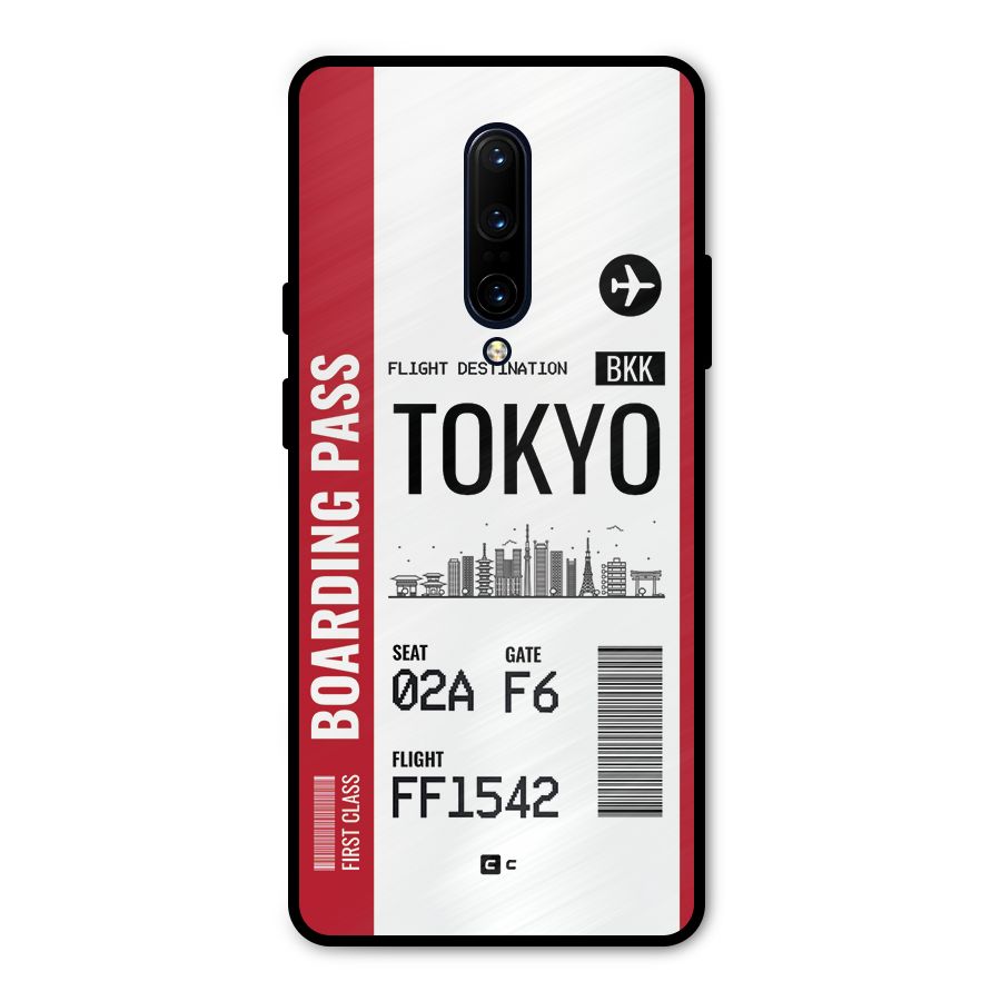 Tokyo Boarding Pass Metal Back Case for OnePlus 7 Pro