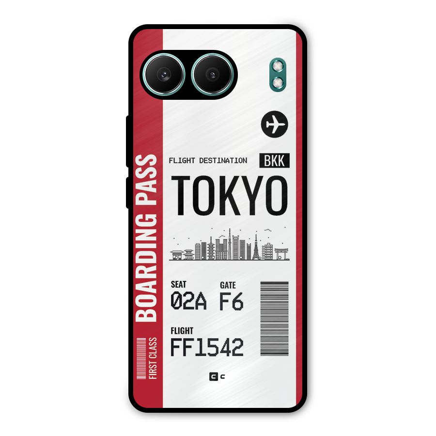 Tokyo Boarding Pass Metal Back Case for OnePlus Nord 4