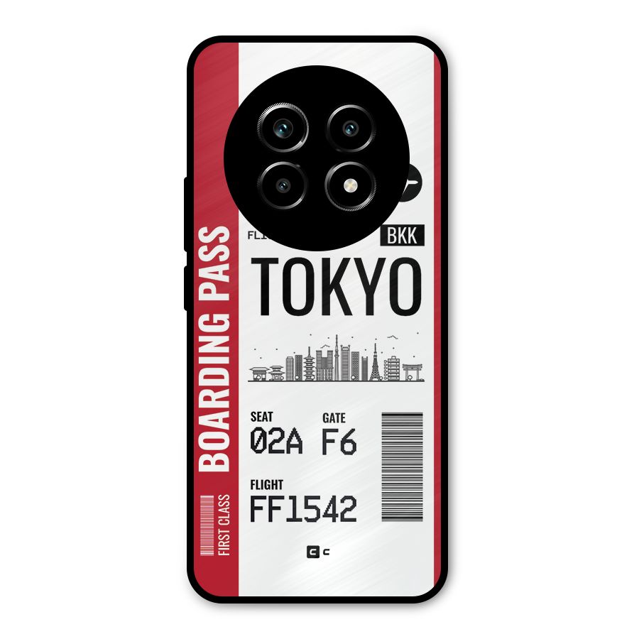Tokyo Boarding Pass Metal Back Case for Realme 13 Pro