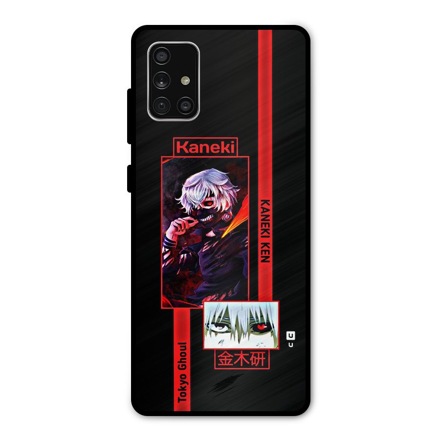 Tokyo Ghoul Kaneki Art Metal Back Case for Galaxy A71