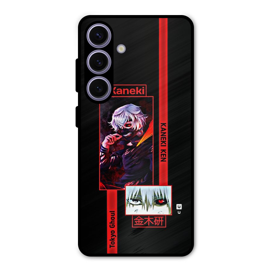 Tokyo Ghoul Kaneki Art Metal Back Case for Galaxy S24