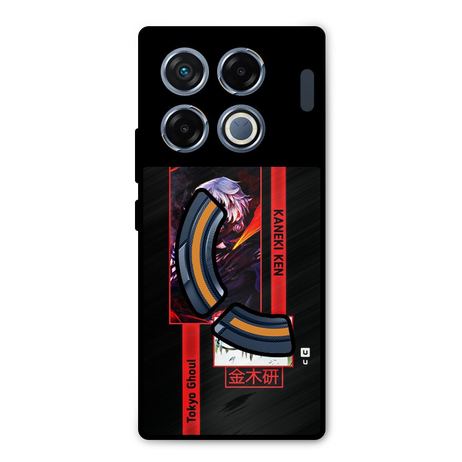 Tokyo Ghoul Kaneki Art Metal Back Case for Infinix GT 20 Pro