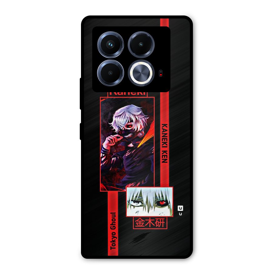 Tokyo Ghoul Kaneki Art Metal Back Case for Infinix Note 40 5G