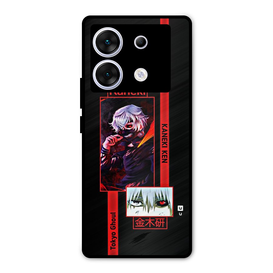 Tokyo Ghoul Kaneki Art Metal Back Case for Infinix Zero 30 5G