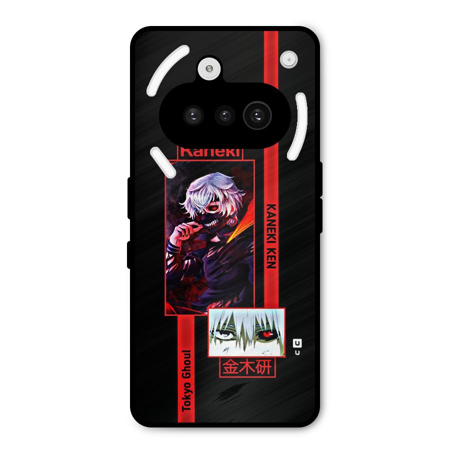 Tokyo Ghoul Kaneki Art Metal Back Case for Nothing Phone 3a