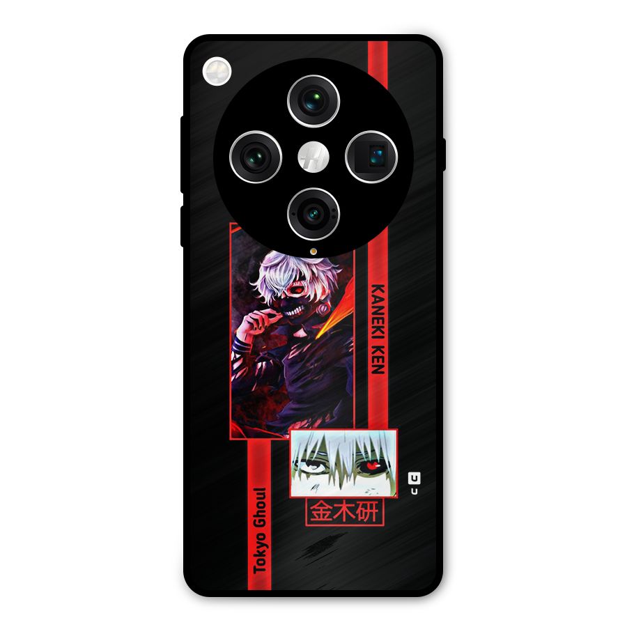 Tokyo Ghoul Kaneki Art Metal Back Case for Oppo Find X8 Pro