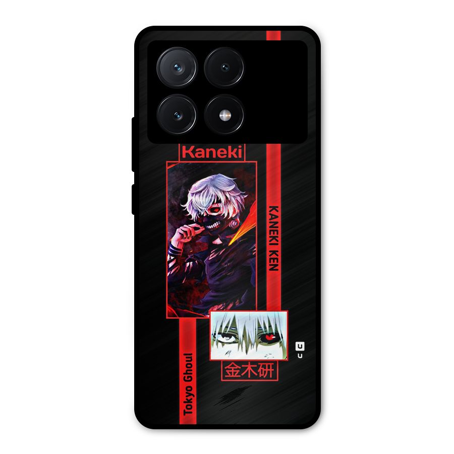 Tokyo Ghoul Kaneki Art Metal Back Case for Poco X6 Pro