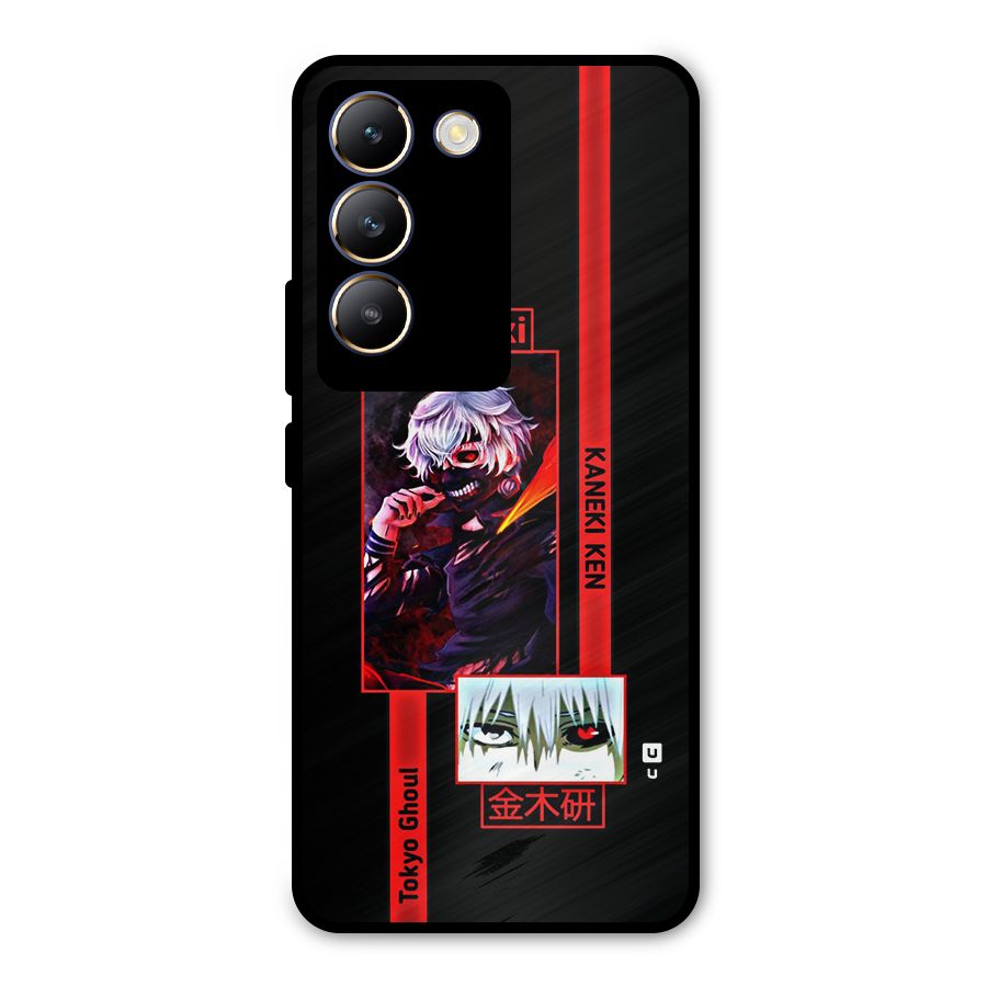 Tokyo Ghoul Kaneki Art Metal Back Case for Vivo T3 5G