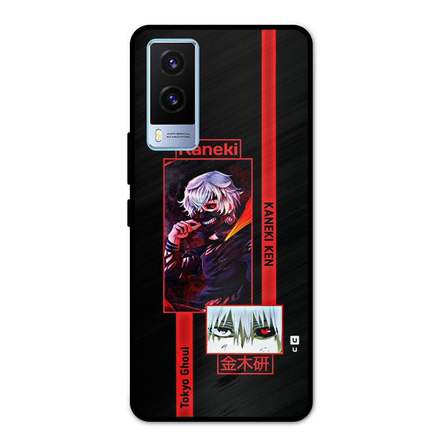 Tokyo Ghoul Kaneki Art Metal Back Case for Vivo V21e 5G