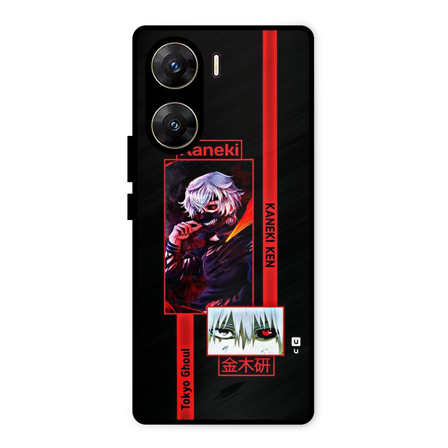 Tokyo Ghoul Kaneki Art Metal Back Case for Vivo V29e