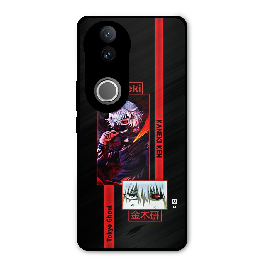 Tokyo Ghoul Kaneki Art Metal Back Case for Vivo V50e