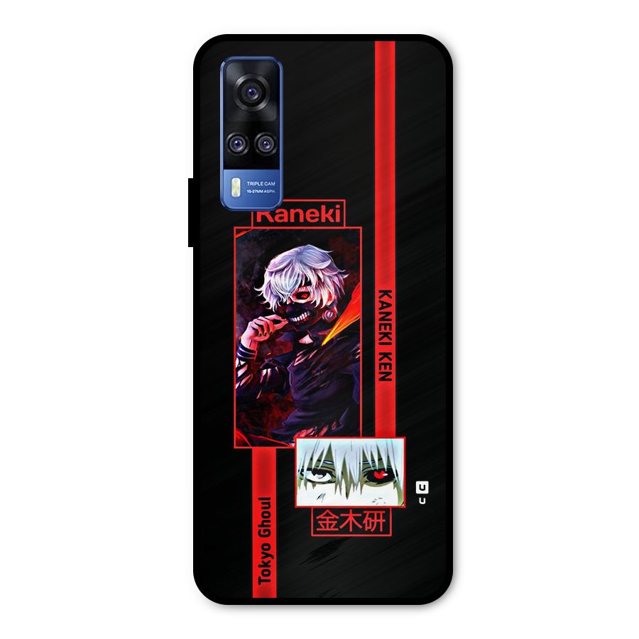 Tokyo Ghoul Kaneki Art Metal Back Case for Vivo Y51A