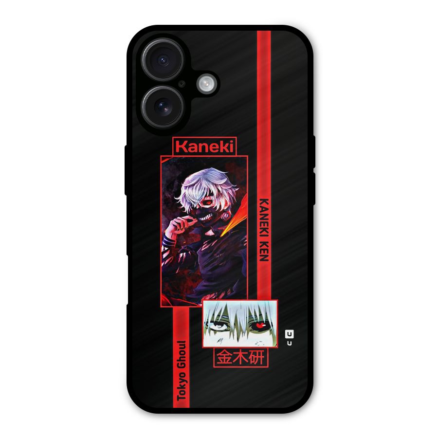 Tokyo Ghoul Kaneki Art Metal Back Case for iPhone 16