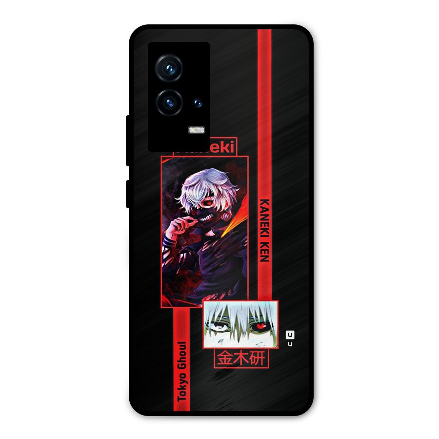 Tokyo Ghoul Kaneki Art Metal Back Case for iQOO 9 5G