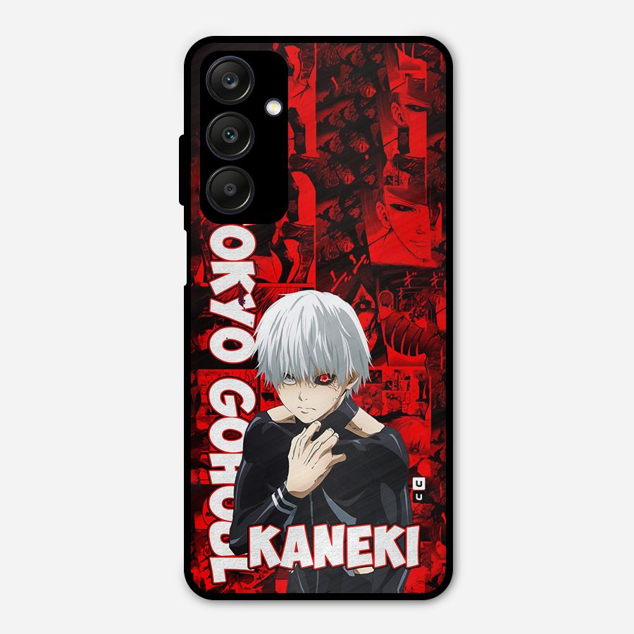 Tokyo Ghuoul Kaneki Metal Back Case for Galaxy A25 5G