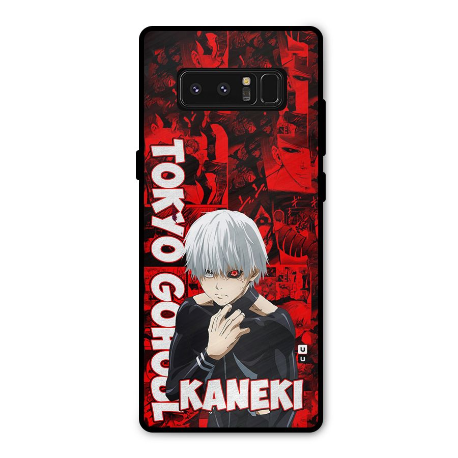 Tokyo Ghuoul Kaneki Metal Back Case for Galaxy Note 8