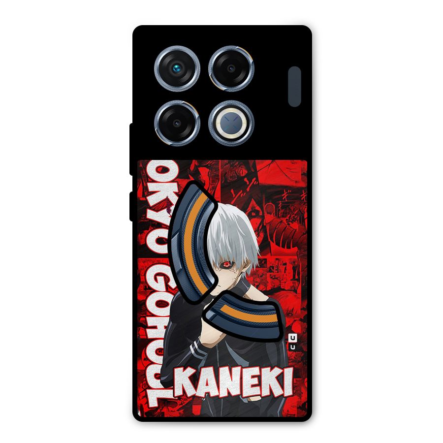 Tokyo Ghuoul Kaneki Metal Back Case for Infinix GT 20 Pro