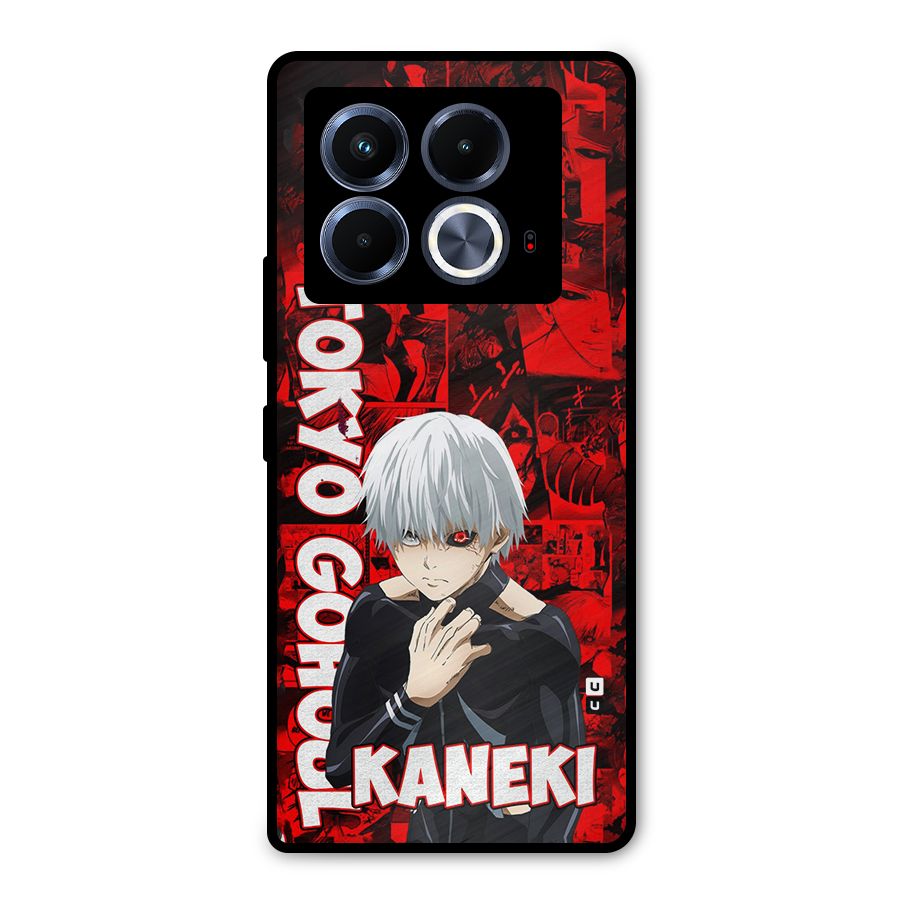Tokyo Ghuoul Kaneki Metal Back Case for Infinix Note 40 5G