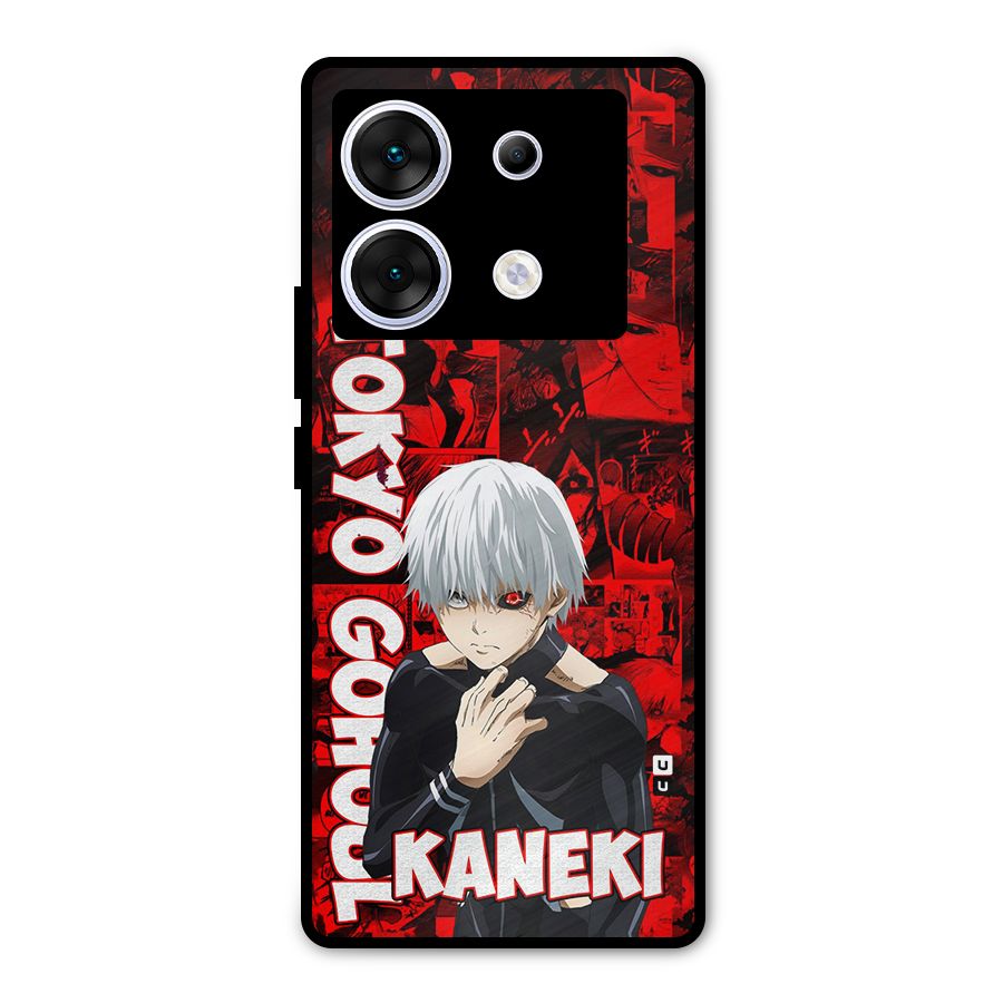 Tokyo Ghuoul Kaneki Metal Back Case for Infinix Zero 30 5G